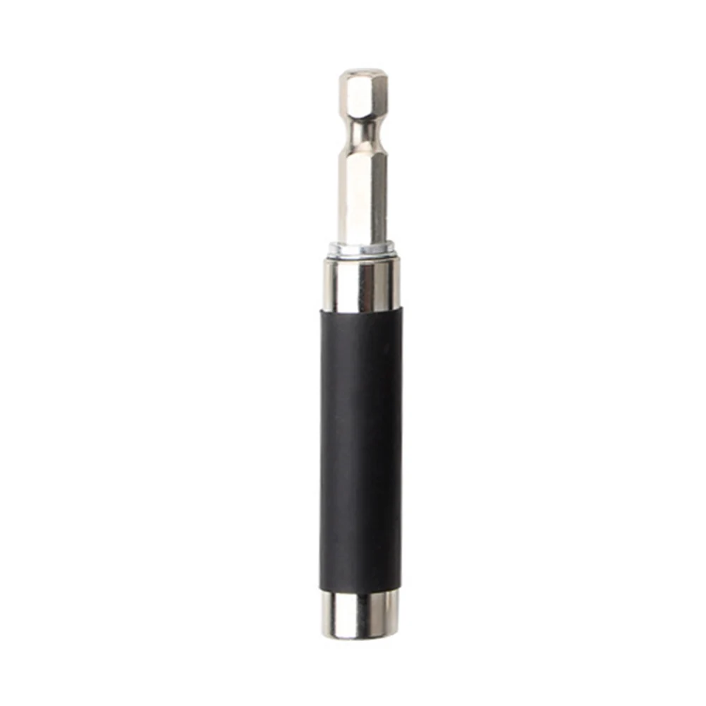 Non Slip Rubber Top Bit Holder 80120140MM Quick Release Inflexible Length Suitable for Screw Installation Black + Silver 1
Non Slip Rubber Top Bit Holder 80120140MM Quick Release Inflexible Length Suitable for Screw Installation Black + Silver 1