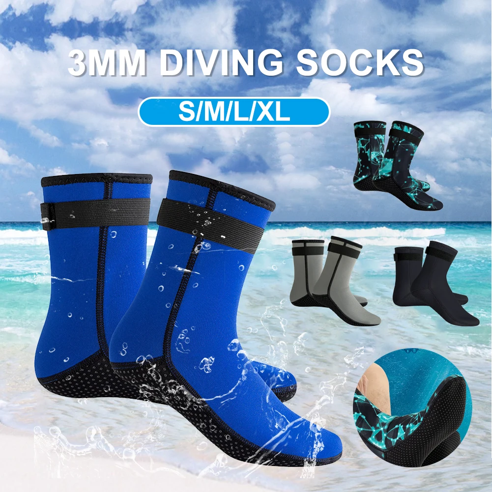 Neoprene Diving Socks Shoes Water Sports Accessories Anti-Slip Sport Socks Water Booties For Snorkeling Surfing Beach Kayaking
Neoprene Diving Socks Shoes Water Sports Accessories Anti-Slip Sport Socks Water Booties For Snorkeling Surfing Beach Kayaking