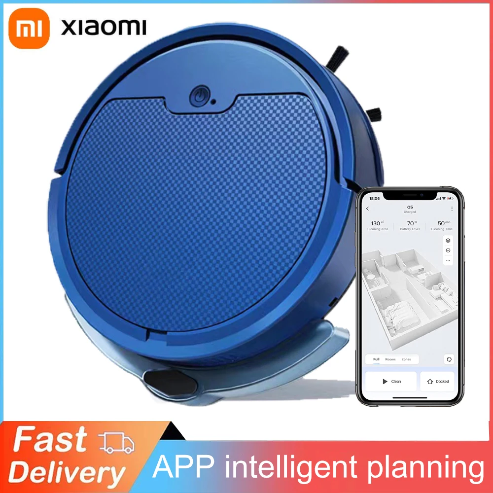Xiaomi Vacuum Cleaner APP Remote Automatic Control Sweeping Robot With Water Tank Sweep and Wet Mopping Vacuum Cleaning Mute
Xiaomi Vacuum Cleaner APP Remote Automatic Control Sweeping Robot With Water Tank Sweep and Wet Mopping Vacuum Cleaning Mute