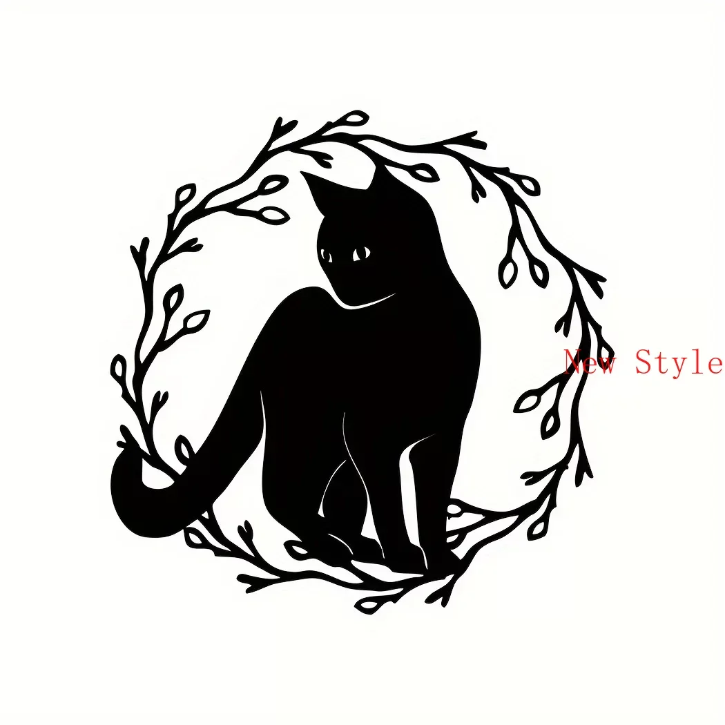 1pc Cat Wreath Wall Mounted Art Metal Cat Wreath Wall Ornament Front Door Cat Door Hanger Home Background Decor Home Decoration
1pc Cat Wreath Wall Mounted Art Metal Cat Wreath Wall Ornament Front Door Cat Door Hanger Home Background Decor Home Decoration