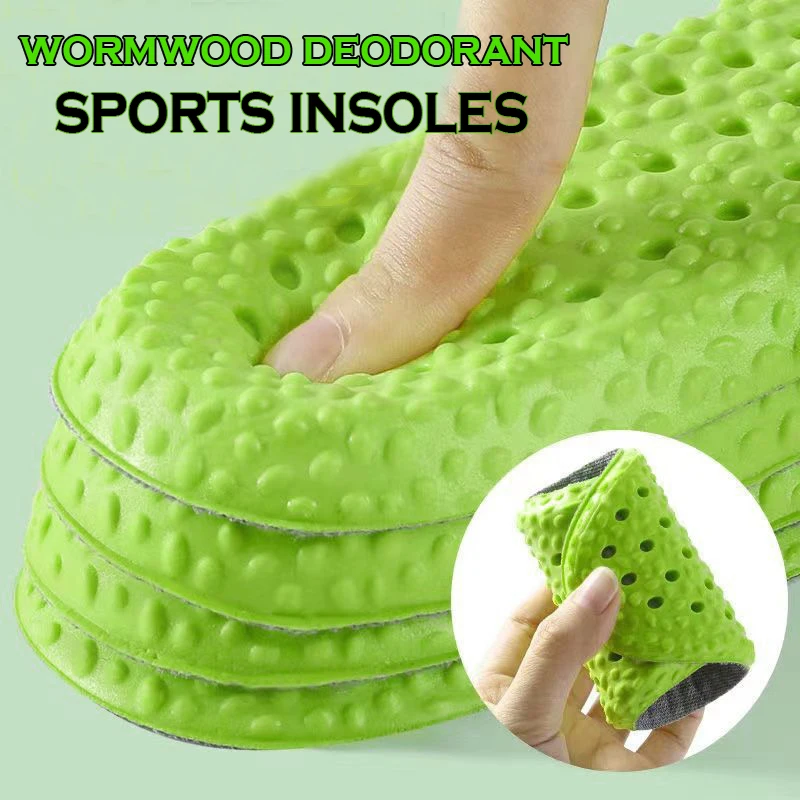 Wormwood Deodorant Sports Insoles For Men Women Soft Mesh Breathable Plantar Fasciitis Cushioning Inserts Insole Boost Shoe Pads
Wormwood Deodorant Sports Insoles For Men Women Soft Mesh Breathable Plantar Fasciitis Cushioning Inserts Insole Boost Shoe Pads