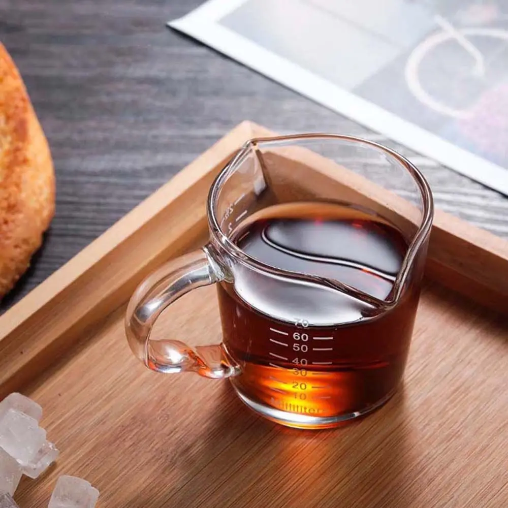 Small 70ml For Espresso Coffee Kitchen Glass With Scale Measuring Cup Coffeware Ounce Cup Jigger
Small 70ml For Espresso Coffee Kitchen Glass With Scale Measuring Cup Coffeware Ounce Cup Jigger