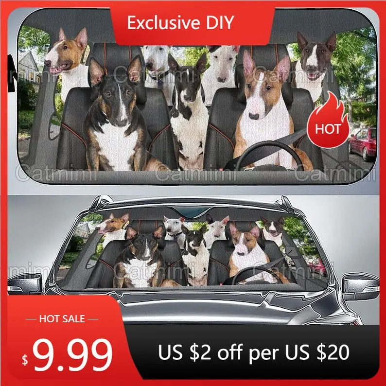Bull Terrier Car Sun Shade, Bull Terrier Car Decor, Auto Sun Shade, Bull Terrier Car Sun Protector, Bull Terrier Gift MCL252006A
Bull Terrier Car Sun Shade, Bull Terrier Car Decor, Auto Sun Shade, Bull Terrier Car Sun Protector, Bull Terrier Gift MCL252006A
