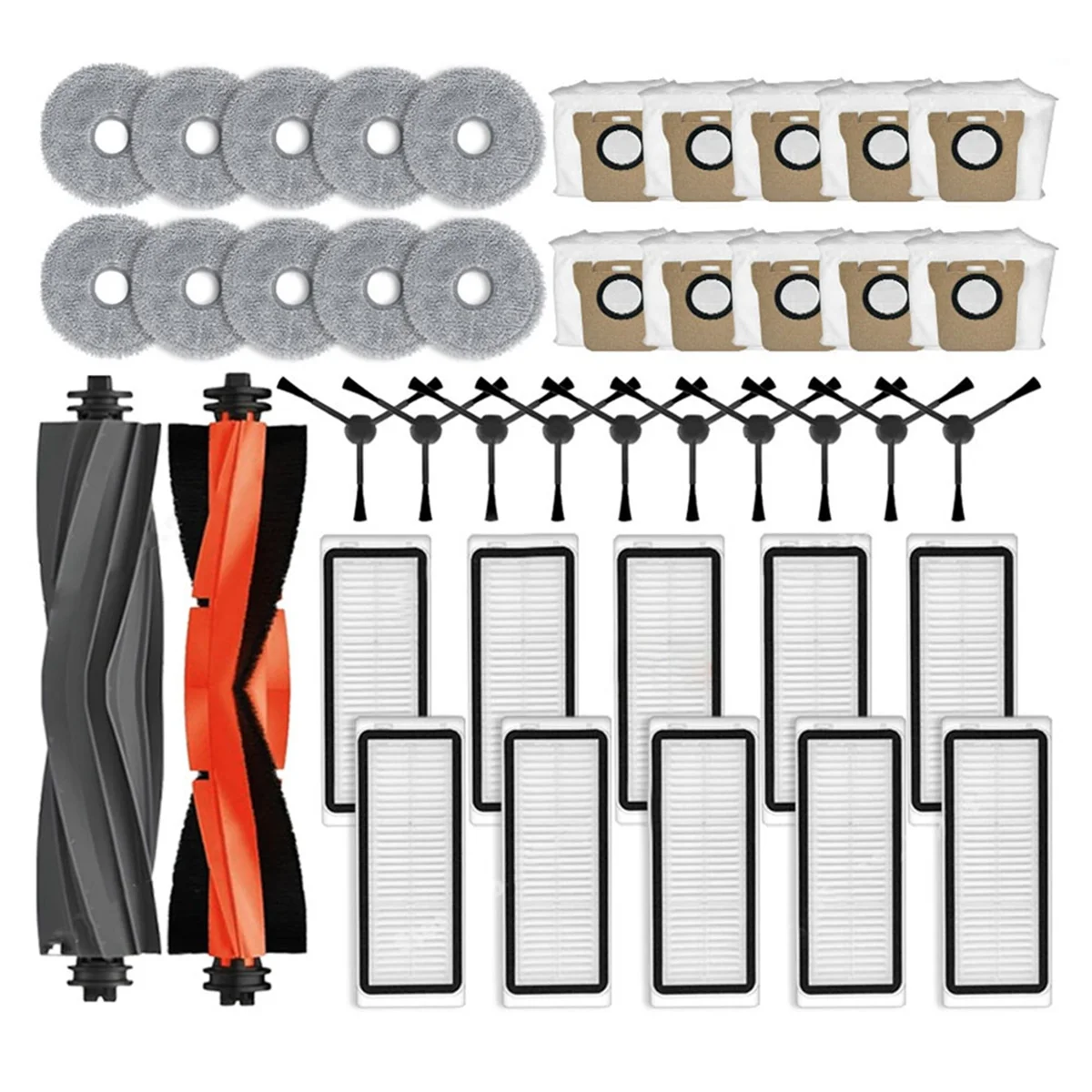 For Dreame Bot L20 Ultra / L20 Ultra Complete Replacement Parts Accessories Roller Side Brush Filter Mop Pad Dust Bag
For Dreame Bot L20 Ultra / L20 Ultra Complete Replacement Parts Accessories Roller Side Brush Filter Mop Pad Dust Bag