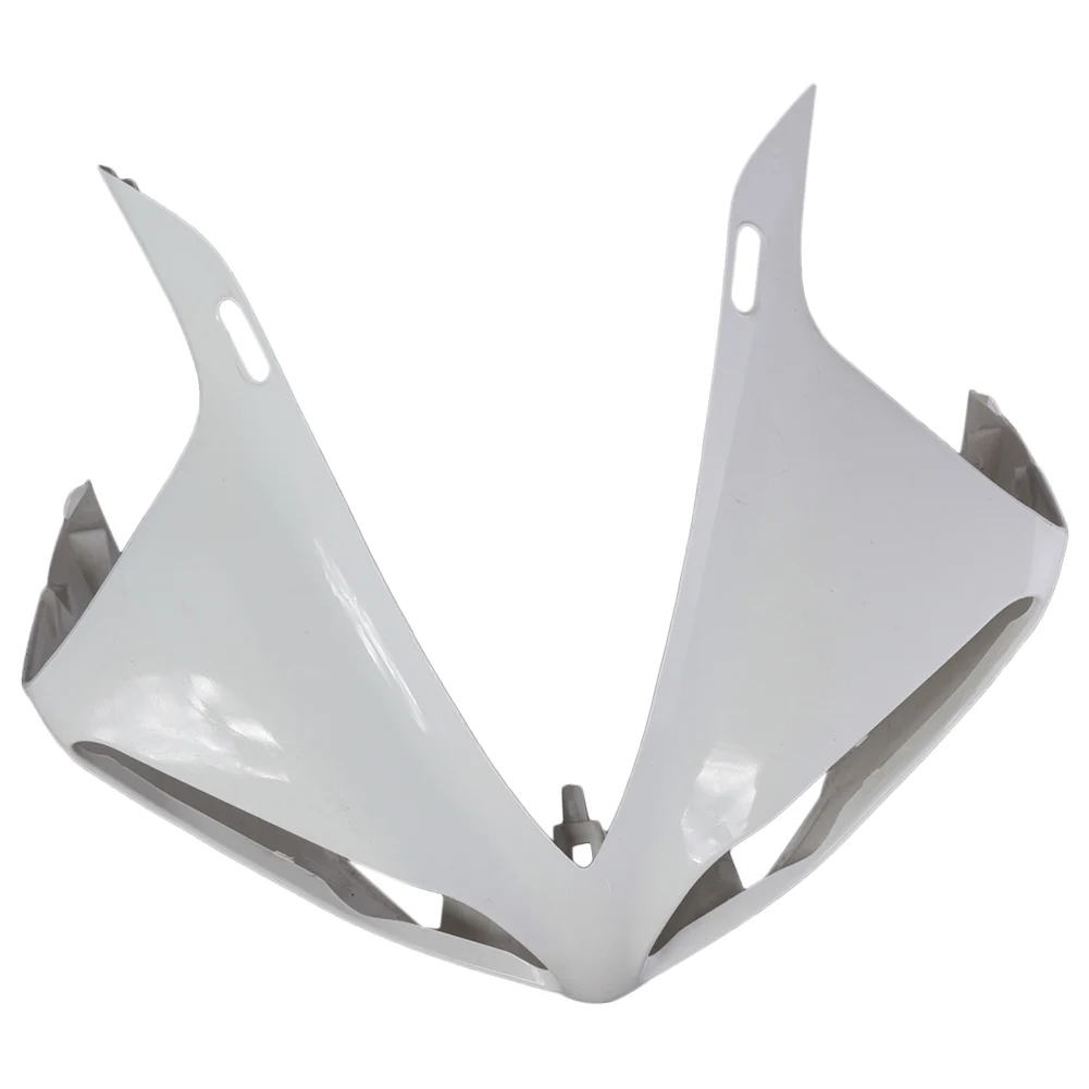 

YZF-R1 Motorcycle Front Upper Nose Fairing Cowl For Yamaha YZF R1 2009 2010 2011 2012 Injection Mold ABS Plastic Unpainted White