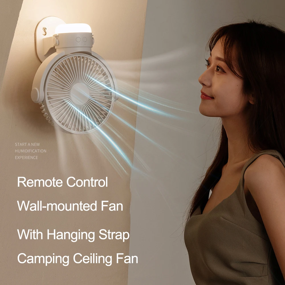 Portable Shaking Head Wall Fan With LED Lamp USB Charging Remote Control Wireless Camping Ceiling Fan Air Cooling Fan Ventilator
Portable Shaking Head Wall Fan With LED Lamp USB Charging Remote Control Wireless Camping Ceiling Fan Air Cooling Fan Ventilator