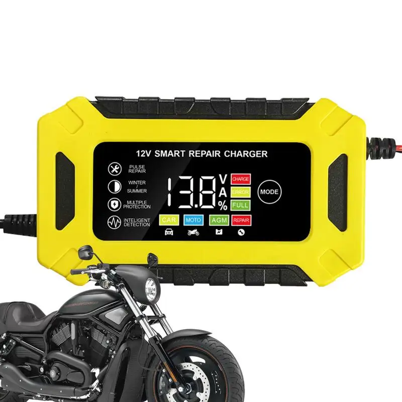 

Auto Battery Charger 12V 6A Automotive Battery Maintainer And Desulfator Automatic Smart Charger With Temperature Compensation