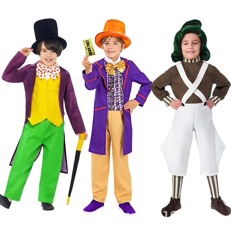 Willy Wonka Costume For Kids Movie Charlie And The Chocolate Factory Child Cosplay Halloween Costume For Boy
Willy Wonka Costume For Kids Movie Charlie And The Chocolate Factory Child Cosplay Halloween Costume For Boy