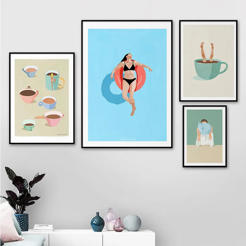Funny Illustration Wall Art Poster and Print Watercolor Coffee Addict Wall Picture for Coffee Store Gift Home Decor
Funny Illustration Wall Art Poster and Print Watercolor Coffee Addict Wall Picture for Coffee Store Gift Home Decor