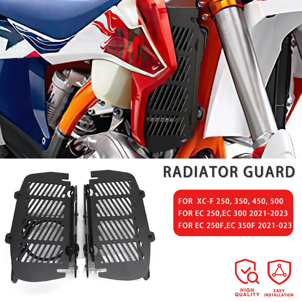 

FOR GASGAS EC250 EC300 Accessories Motocross CNC Radiator Grille Guard Cover Protector GAS GAS EC 250 300 2021 2022 2023 EX 250F