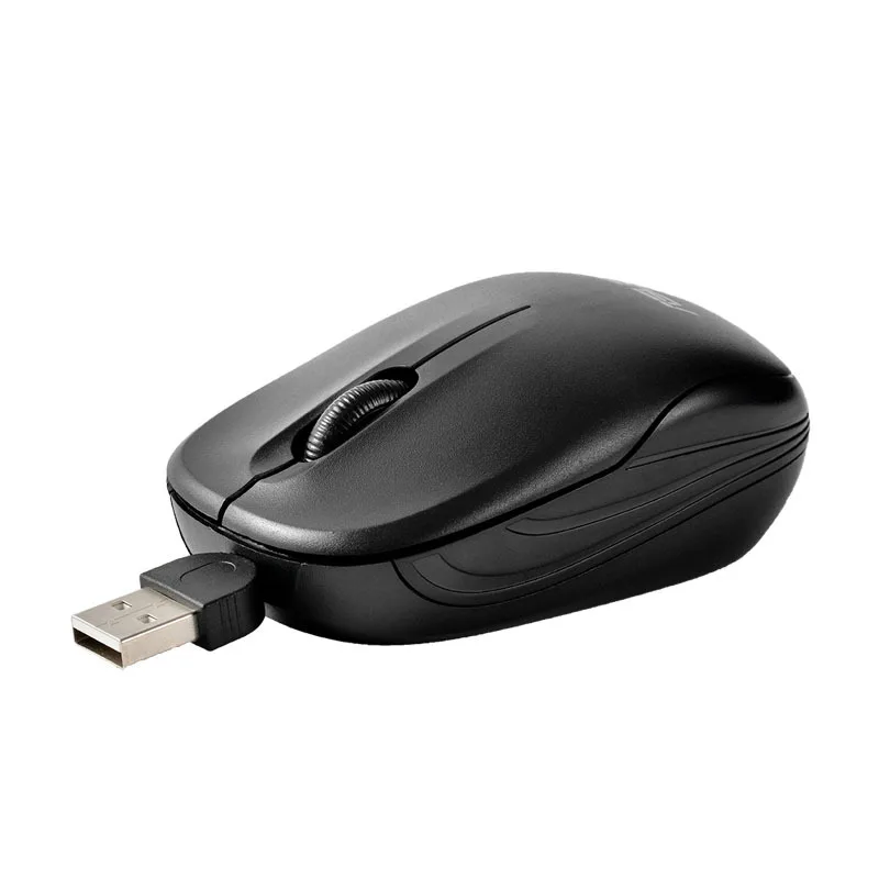 

For Retractable Wired Mouse Gaming Mouse High Quality Computer Mouse 1000DPI Optical Mouse