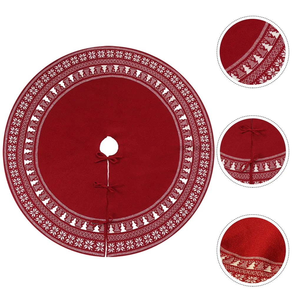 92/122cm Christmas Tree Skirt Knitted Xmas Tree Skirt Apron Carpet Xmas Decoration Christmas Tree New Year Home Decoration
92/122cm Christmas Tree Skirt Knitted Xmas Tree Skirt Apron Carpet Xmas Decoration Christmas Tree New Year Home Decoration