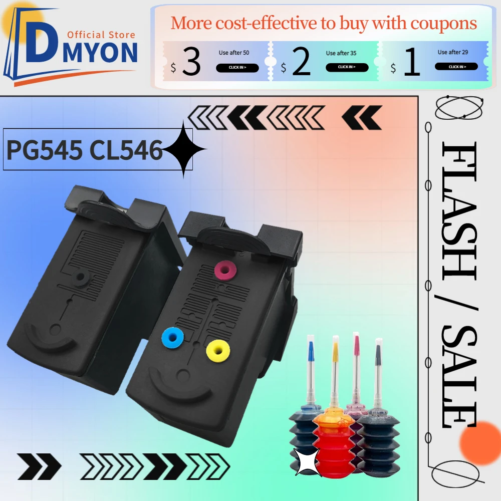 pg545 cl546 Ink Cartridge Compatible for Canon PIXMA IP2800 2850 MG2400 MG2900 MG2940 MG2950 MG3050 MG3051 MG3052 MG3053 Printer
pg545 cl546 Ink Cartridge Compatible for Canon PIXMA IP2800 2850 MG2400 MG2900 MG2940 MG2950 MG3050 MG3051 MG3052 MG3053 Printer