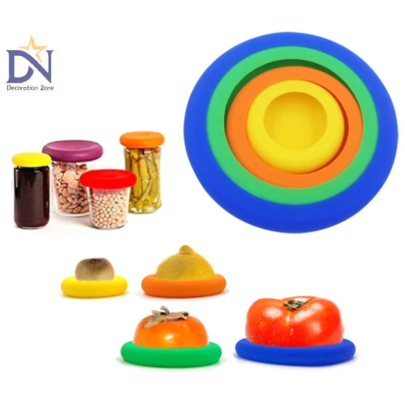4pcs/Set Silicone Fresh Keeping Cover Lid Vegetable Storage Cover Reusable Food Storage Fresh Keeping Fresh Set Kitchen Cookware
4pcs/Set Silicone Fresh Keeping Cover Lid Vegetable Storage Cover Reusable Food Storage Fresh Keeping Fresh Set Kitchen Cookware