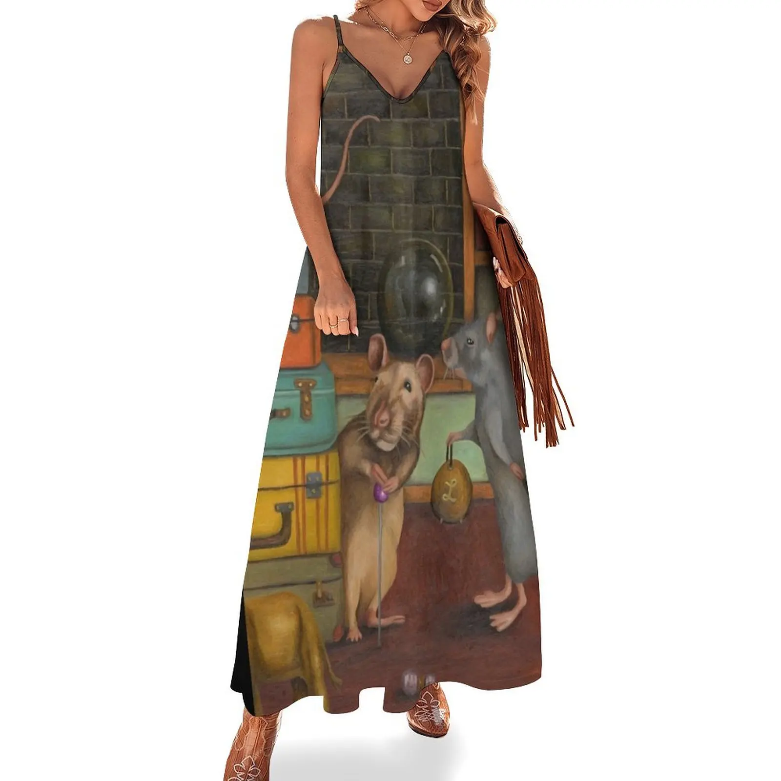 Pack Rat's Sleeveless Dress ladies dresses for women 2024 summer clothes Long dress
Pack Rat's Sleeveless Dress ladies dresses for women 2024 summer clothes Long dress