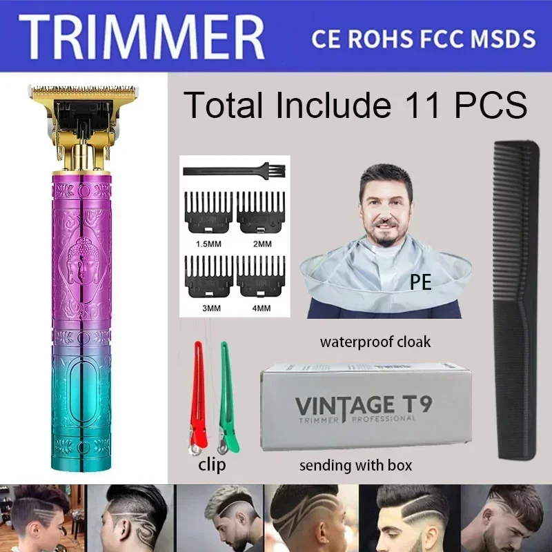 

Rechargeable Hair Cutting Men's Electric Shaver Hair Trimmer Beard Clipper Barber Hair Cut Machine
