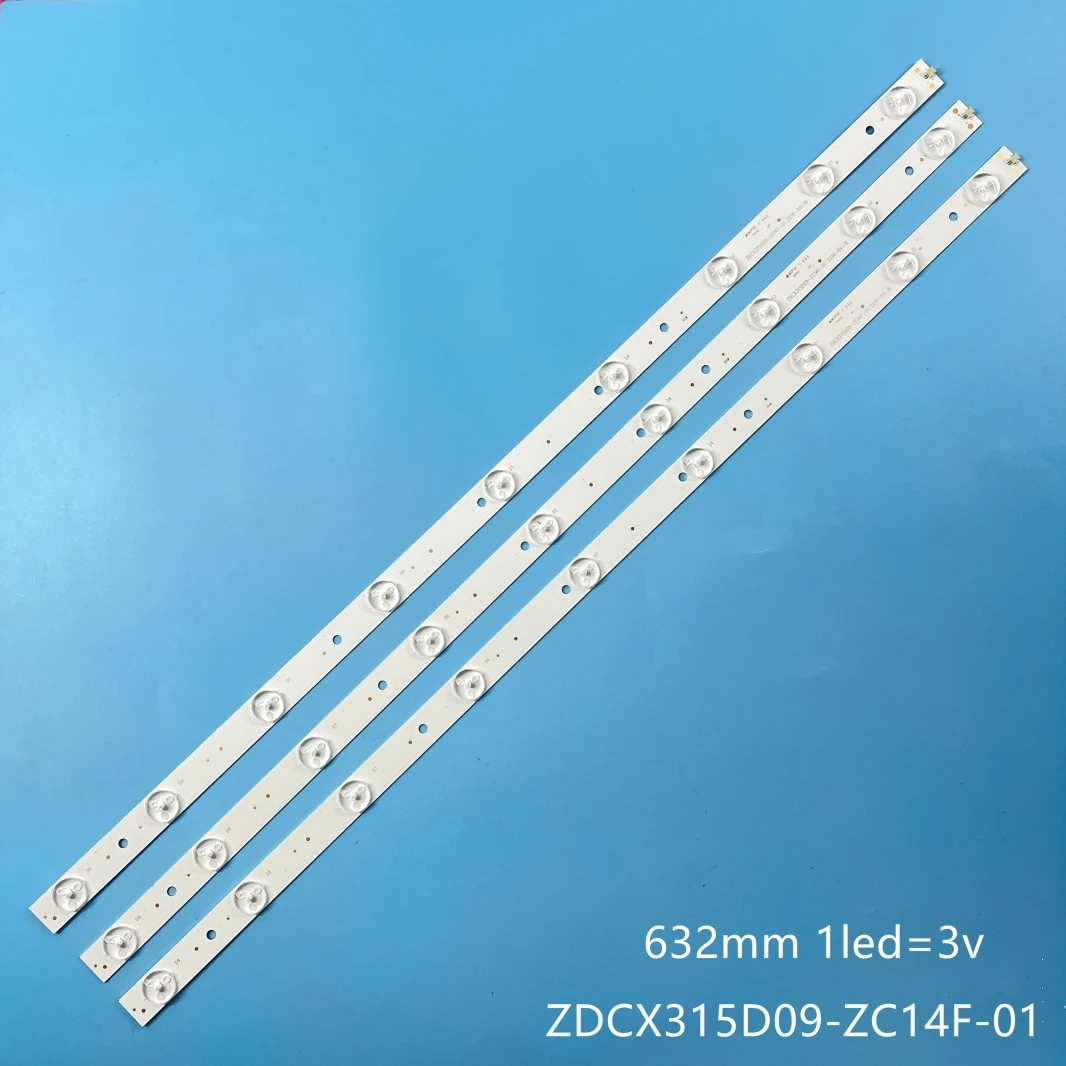 

LED backlight strip for DEXP H32B7000E shivaki STV-32LED14 CX315DLEDM Izumi 32 "ZDCX315D09-ZC14F-01 303CX315034 bravis LED3230