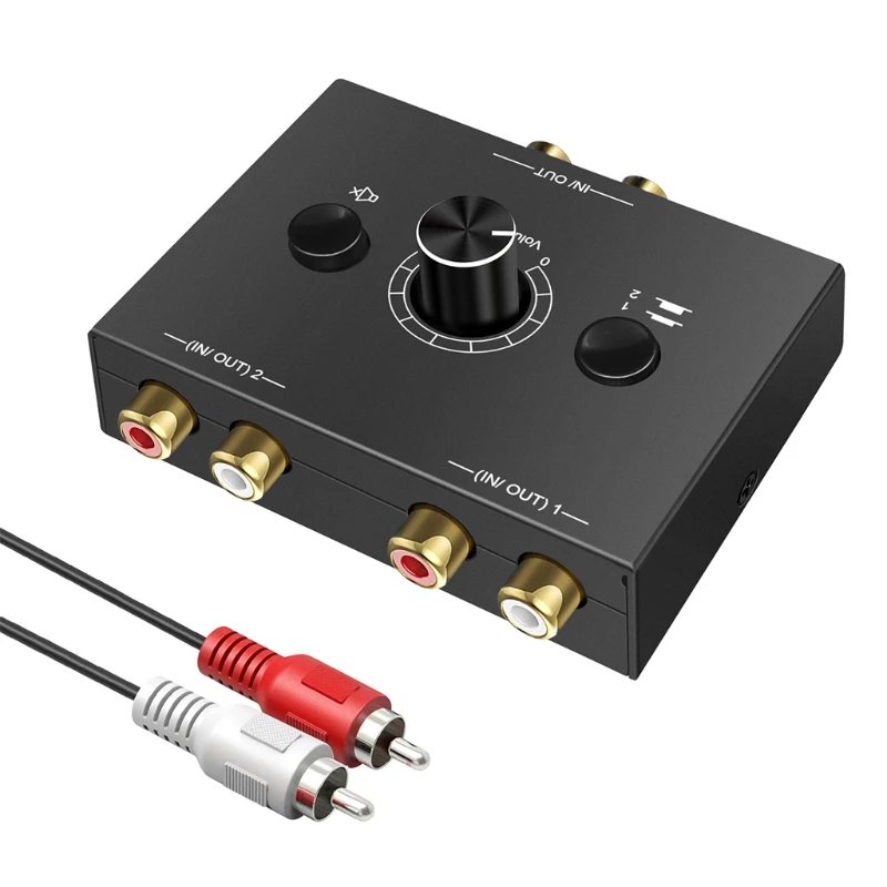 L Stereo Bi-Directional Switcher One-key Mute 2 1 2 L Stereo Headphone Bidirectional Switching Splitter
L Stereo Bi-Directional Switcher One-key Mute 2 1 2 L Stereo Headphone Bidirectional Switching Splitter