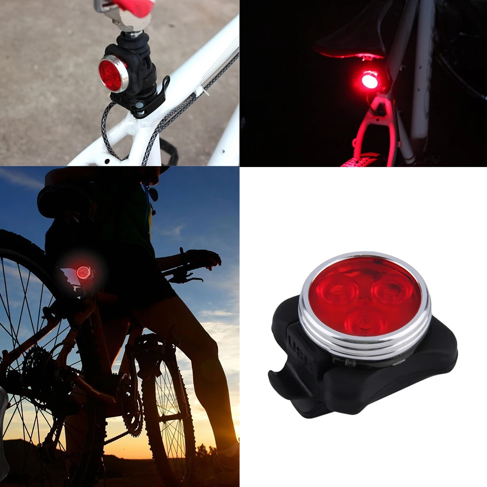 

Перезаряжаемый велосипедный фонарь, супер яркая передняя фара и задняя фонарь, 650 мА · ч, 4 варианта освещения