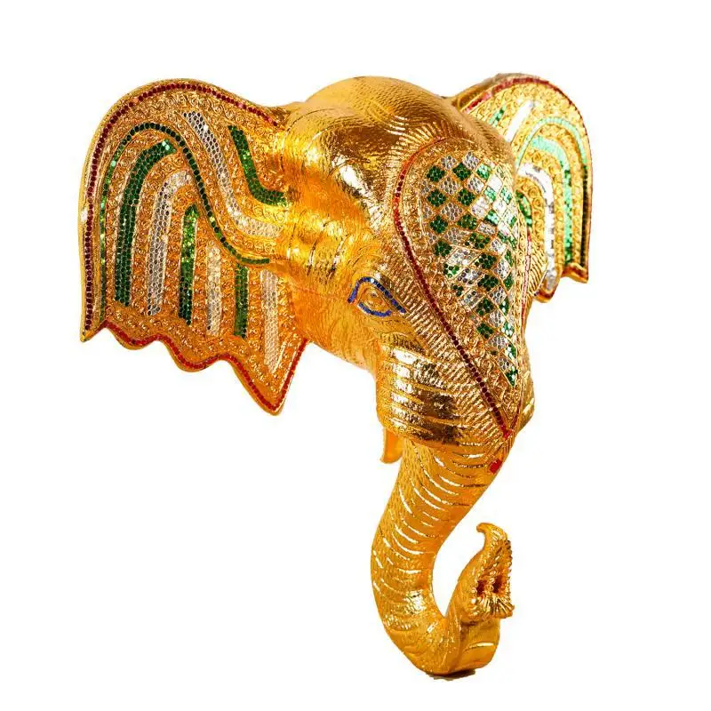 Southeast Asian Style Decoration Elephant Head Solid Wood Carving Wall Decoration Hallway Wall Decorations Hotel Club Spa Wall
Southeast Asian Style Decoration Elephant Head Solid Wood Carving Wall Decoration Hallway Wall Decorations Hotel Club Spa Wall