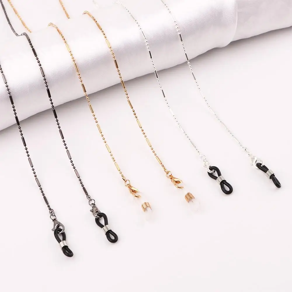 Trendy Retro Male Minimalist Female Alloy Eyeglass Chain Mask Cord Holders Bead Mask Chains Sunglasses Lanyards
Trendy Retro Male Minimalist Female Alloy Eyeglass Chain Mask Cord Holders Bead Mask Chains Sunglasses Lanyards