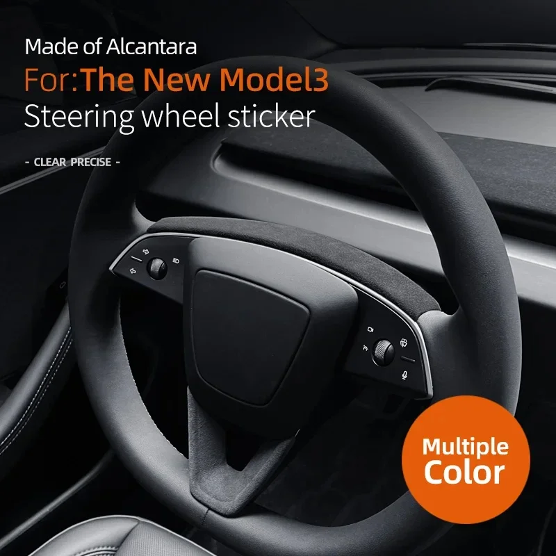 Steering Wheel Cover Sticker For Tesla Model Y Model 3 2023 Car Panel Trim Frame Made of Alcantara Auto Interior Accessories
Steering Wheel Cover Sticker For Tesla Model Y Model 3 2023 Car Panel Trim Frame Made of Alcantara Auto Interior Accessories