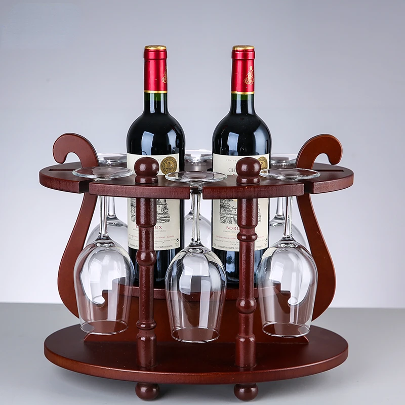 New Chinese Style Wine Rack Decoration Solid Wood Home Living Room Modern Upside down Vintage Wine Bottle Wine Glass Holder
New Chinese Style Wine Rack Decoration Solid Wood Home Living Room Modern Upside down Vintage Wine Bottle Wine Glass Holder