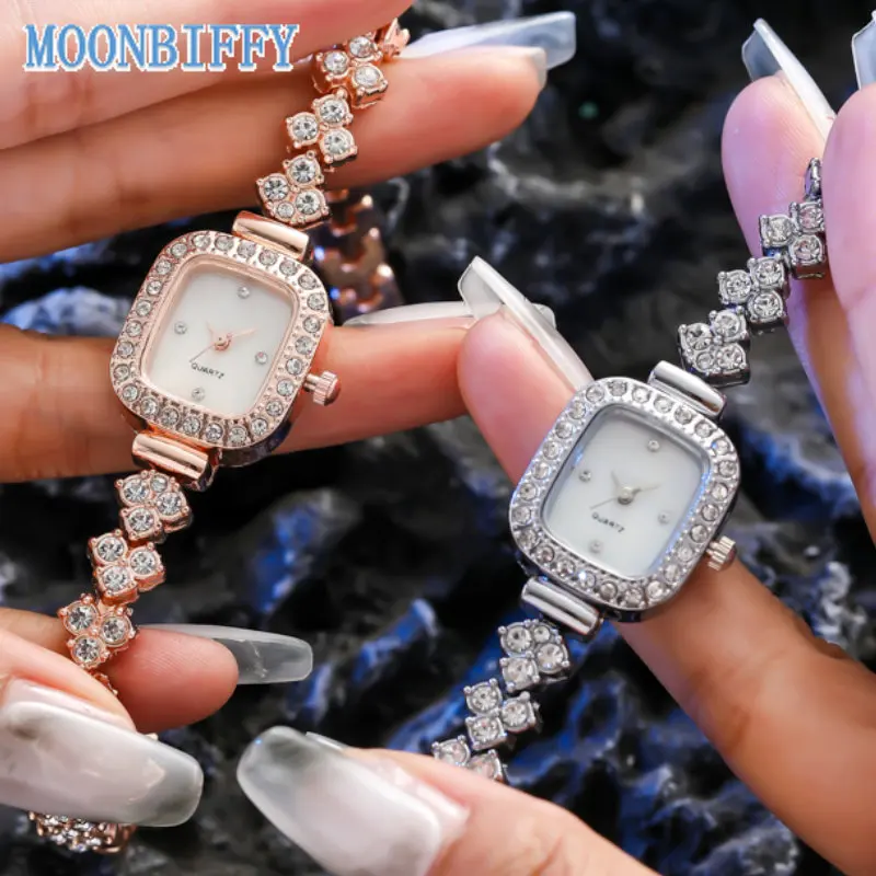 FashionFull Diamond Square Small Dial Steel Band Ladies Watch Elegant Women Dress Bracelet Watch Clock Relogio Feminino Relógio
FashionFull Diamond Square Small Dial Steel Band Ladies Watch Elegant Women Dress Bracelet Watch Clock Relogio Feminino Relógio