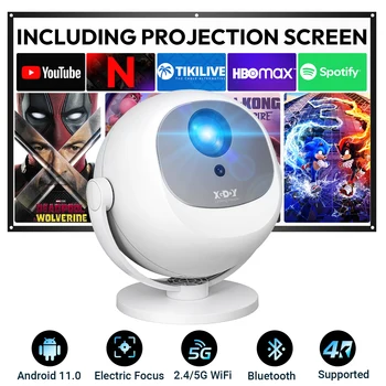 XGODY 4K Portable Projector