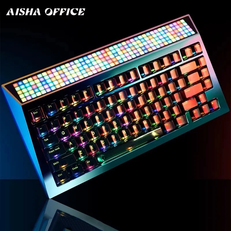 Angry Miao Mechanical Keyboard Cyberboard R3 Custom Wireless Bluetooth RGB Backlit Wireless Charging Hotswap Keyboard Men Gifts 
Angry Miao Mechanical Keyboard Cyberboard R3 Custom Wireless Bluetooth RGB Backlit Wireless Charging Hotswap Keyboard Men Gifts