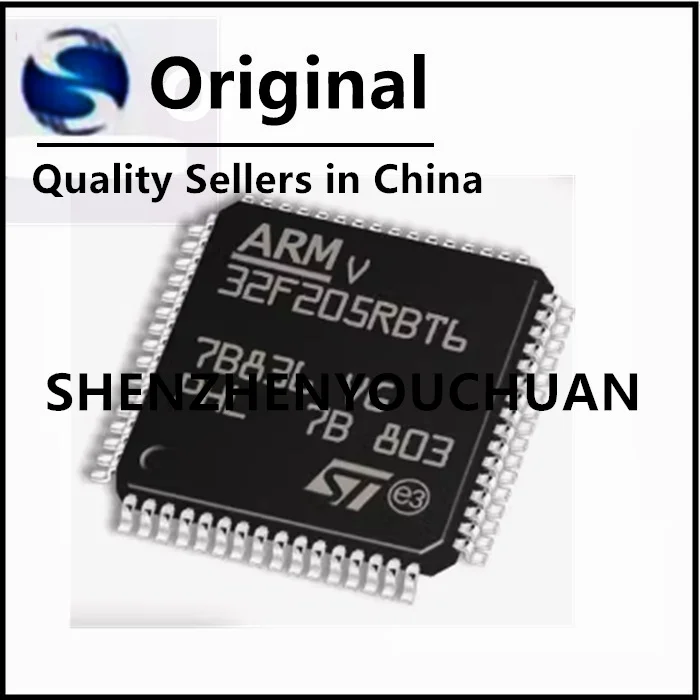 

STM32F205RBT6 32F205RBT6 LQFP-64(10x10) Microcontroller Units (MCUs/MPUs/SOCs) ROHS IC Chipset New Original