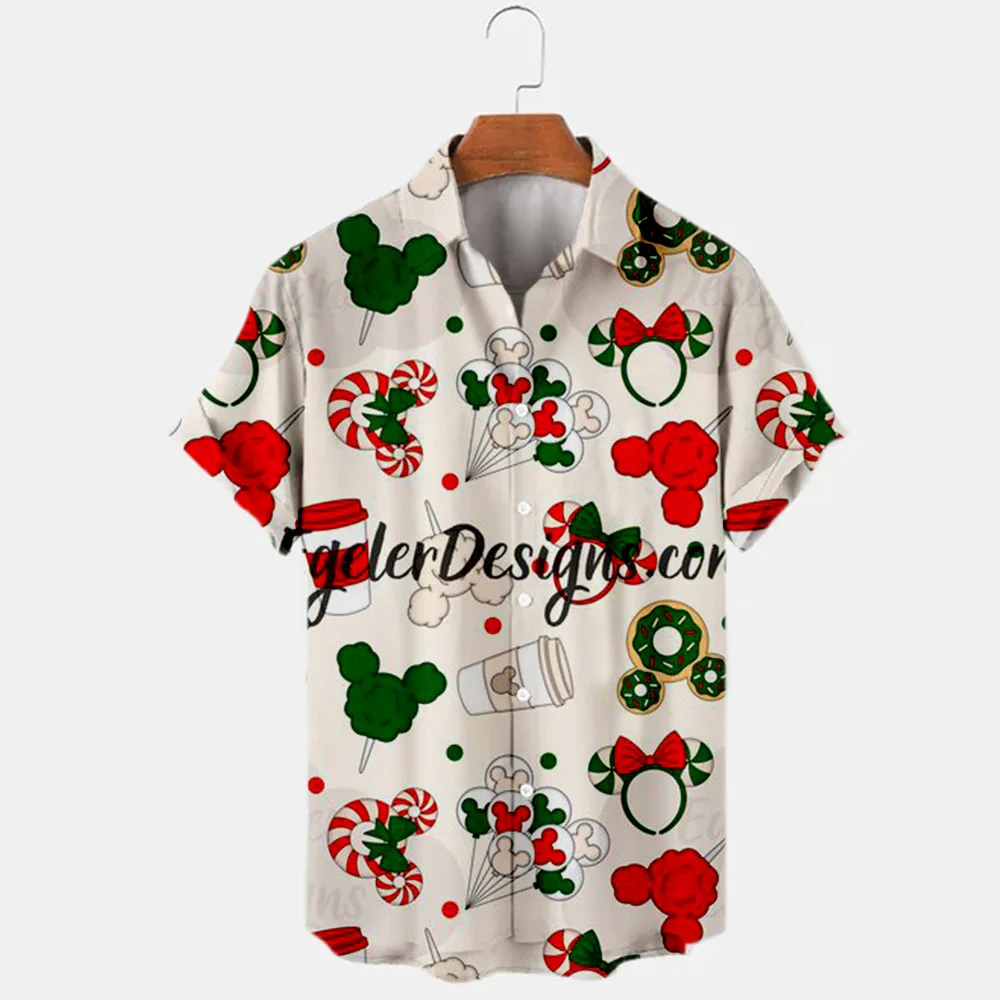 New Christmas Disney Brand Cute Winnie the Pooh and Mickey Anime 3D Printed Men's Lapel Short Sleeve Shirt Fashion Casual Top
New Christmas Disney Brand Cute Winnie the Pooh and Mickey Anime 3D Printed Men's Lapel Short Sleeve Shirt Fashion Casual Top