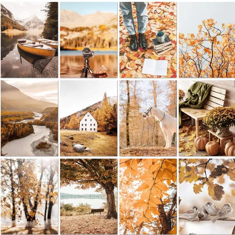GATYZTORY DIY Frame Coloring By Number Autumn Scenery Kits Handpainted Picture Drawing On Canvas For Adults Home Decor 40x50cm
GATYZTORY DIY Frame Coloring By Number Autumn Scenery Kits Handpainted Picture Drawing On Canvas For Adults Home Decor 40x50cm