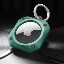 Compatible with Apple AirTag Case Keychain TPU + PC Skin Protector Cover for Accessories Key-Ring Dog or Cat Collar Finder GPS
Compatible with Apple AirTag Case Keychain TPU + PC Skin Protector Cover for Accessories Key-Ring Dog or Cat Collar Finder GPS