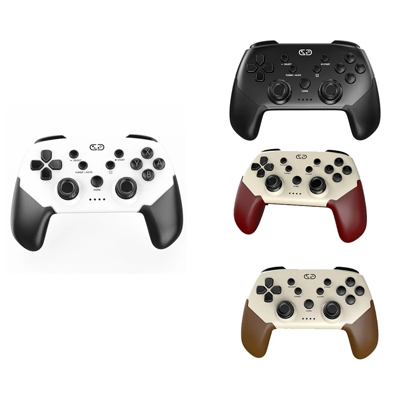 Беспроводной Bluetooth-геймпад для Switch Pro с программируемыми задними клавишами
Беспроводной Bluetooth-геймпад для Switch Pro с программируемыми задними клавишами