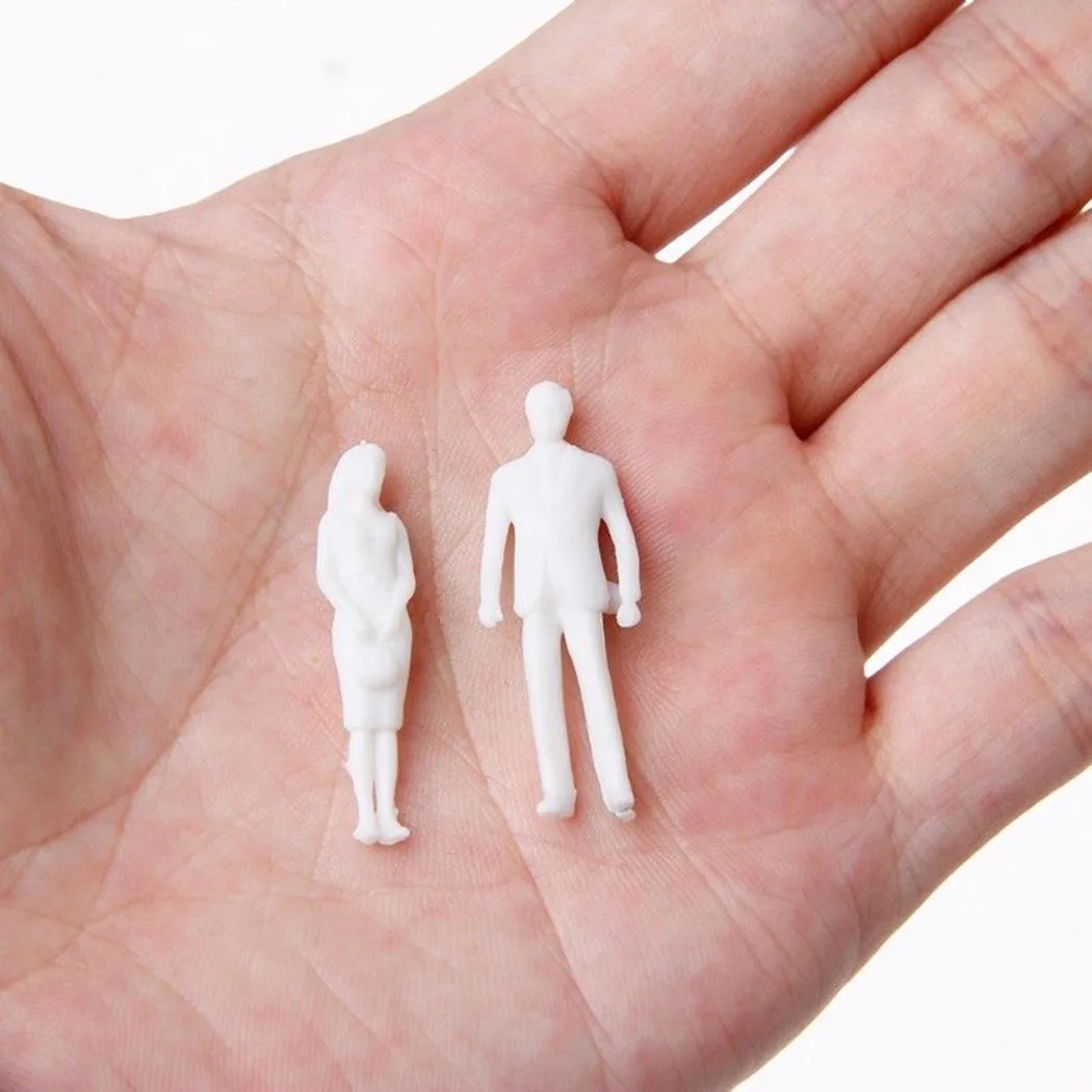 50/100Pcs 1:75 Scale 25mm Model Miniature White Figures Human Architectural Model Able Model Making Outdoor Land Scene Decor
50/100Pcs 1:75 Scale 25mm Model Miniature White Figures Human Architectural Model Able Model Making Outdoor Land Scene Decor