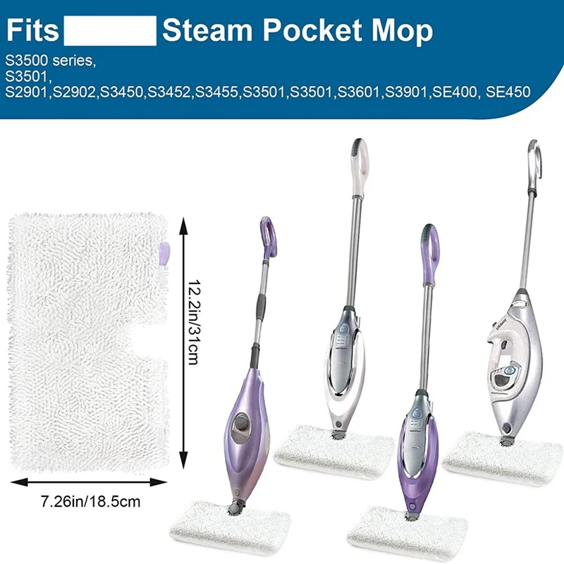 Mop Pad Cleaning Cloth Cloth Replace Compatible For Shark S3500 S3501 S3550 S3901 SE450 Steam Mop Accessories Mop Cloth Pads
Mop Pad Cleaning Cloth Cloth Replace Compatible For Shark S3500 S3501 S3550 S3901 SE450 Steam Mop Accessories Mop Cloth Pads