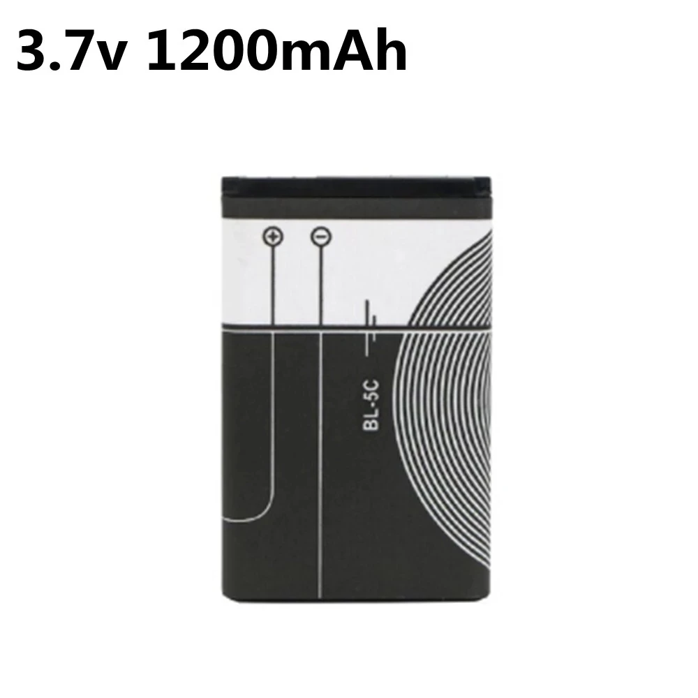 3.7V 1200mAh Battery BL-5C BL5C BL 5C Rechargeable Batteries For Nokia 2112 2118 2255 2270 2280 2300 2600 2610 3125 3230 1pcs
3.7V 1200mAh Battery BL-5C BL5C BL 5C Rechargeable Batteries For Nokia 2112 2118 2255 2270 2280 2300 2600 2610 3125 3230 1pcs