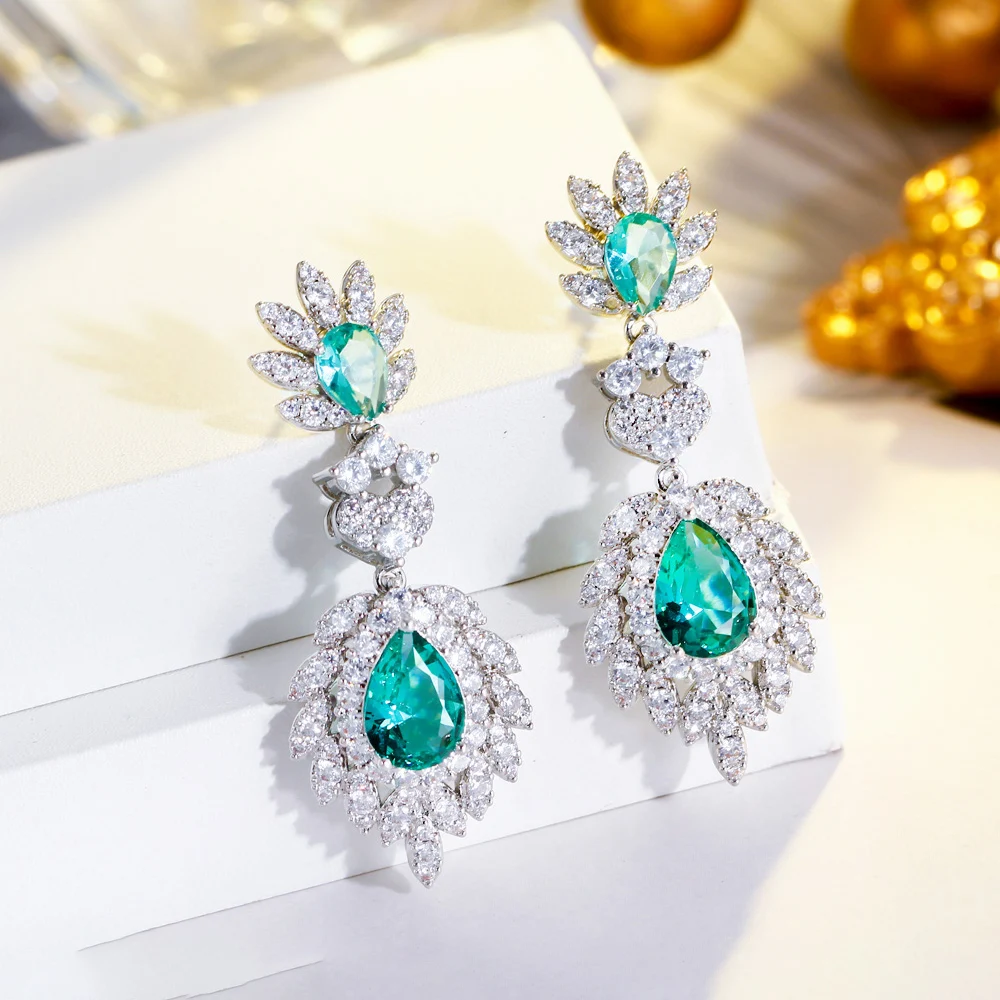 ThreeGraces New Fashion Light Green Cubic Zirconia Silver Color Long Dangle Drop Earrings for Women Evening Party Jewelry E1224
ThreeGraces New Fashion Light Green Cubic Zirconia Silver Color Long Dangle Drop Earrings for Women Evening Party Jewelry E1224