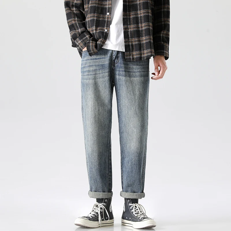 Autumn/Winter Baggy Jeans Trend Loose Casual Long Trousers Korean Cargo Pants Denim Calça Masculina
Autumn/Winter Baggy Jeans Trend Loose Casual Long Trousers Korean Cargo Pants Denim Calça Masculina