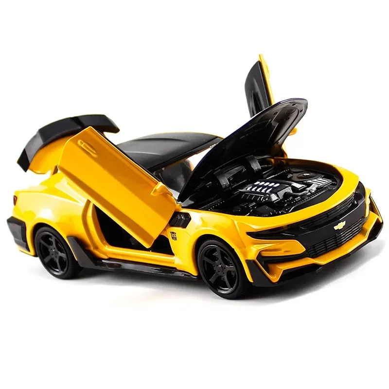 Jianyuan 1/32 Bumblebee Camaro спортивный автомобиль Детский акустический сплав вытяжной автомобиль Игрушечная модель
Jianyuan 1/32 Bumblebee Camaro спортивный автомобиль Детский акустический сплав вытяжной автомобиль Игрушечная модель