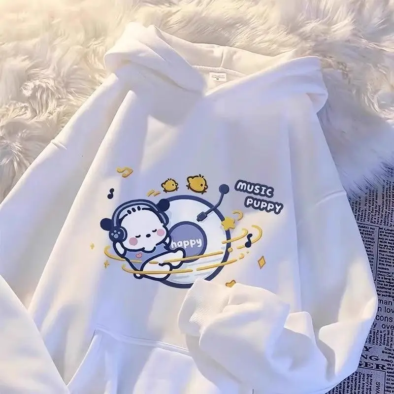 Sanrio Pochacco Kawaii Anime Autumn Winter Plush New Childrens Wear Cute Cartoon Fashion Warm Loose Print Hoodie Toys for Kids
Sanrio Pochacco Kawaii Anime Autumn Winter Plush New Childrens Wear Cute Cartoon Fashion Warm Loose Print Hoodie Toys for Kids