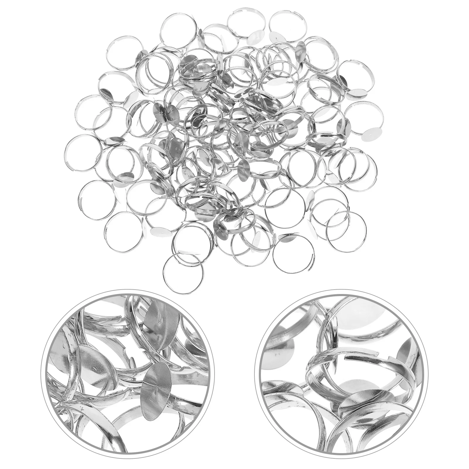 100 Pcs Adjustable Ring Holder DIY Crafts Jewelry Making Supplies Portable Base Accessories Rings Parts Alloy for
100 Pcs Adjustable Ring Holder DIY Crafts Jewelry Making Supplies Portable Base Accessories Rings Parts Alloy for