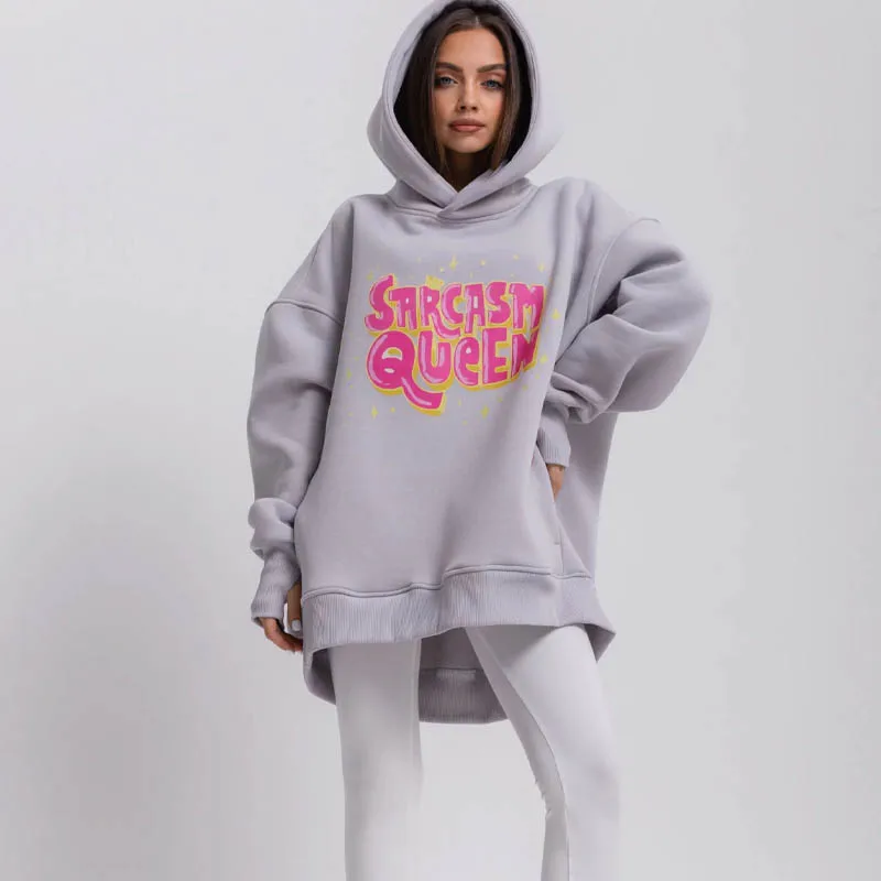 Pullover Casual Long Sleeved Sweater Y2K Women Fashion Loose Oversized Sweatshirt Fall Winter Female Clothing Hooded Hoodies Top
Pullover Casual Long Sleeved Sweater Y2K Women Fashion Loose Oversized Sweatshirt Fall Winter Female Clothing Hooded Hoodies Top