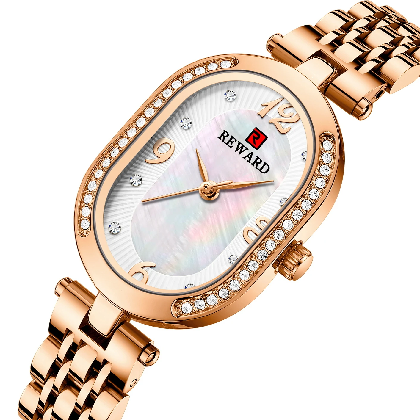 Women Watches Oval Luxury Fashion Rose Gold Stainless Steel Ladies Watch Waterproof Quarzt Wristwatch Romatic Girlfriend Gifts
Women Watches Oval Luxury Fashion Rose Gold Stainless Steel Ladies Watch Waterproof Quarzt Wristwatch Romatic Girlfriend Gifts