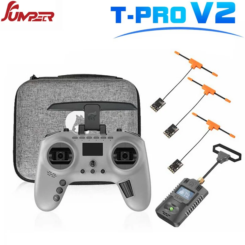 Jumper T-Pro V2 ELRS 1000mW 30dBm JP4IN1 ELRS ExpressLRS Radio Control for Hall Gimbals Drones Airplane Multi-Protocol Frsky
Jumper T-Pro V2 ELRS 1000mW 30dBm JP4IN1 ELRS ExpressLRS Radio Control for Hall Gimbals Drones Airplane Multi-Protocol Frsky