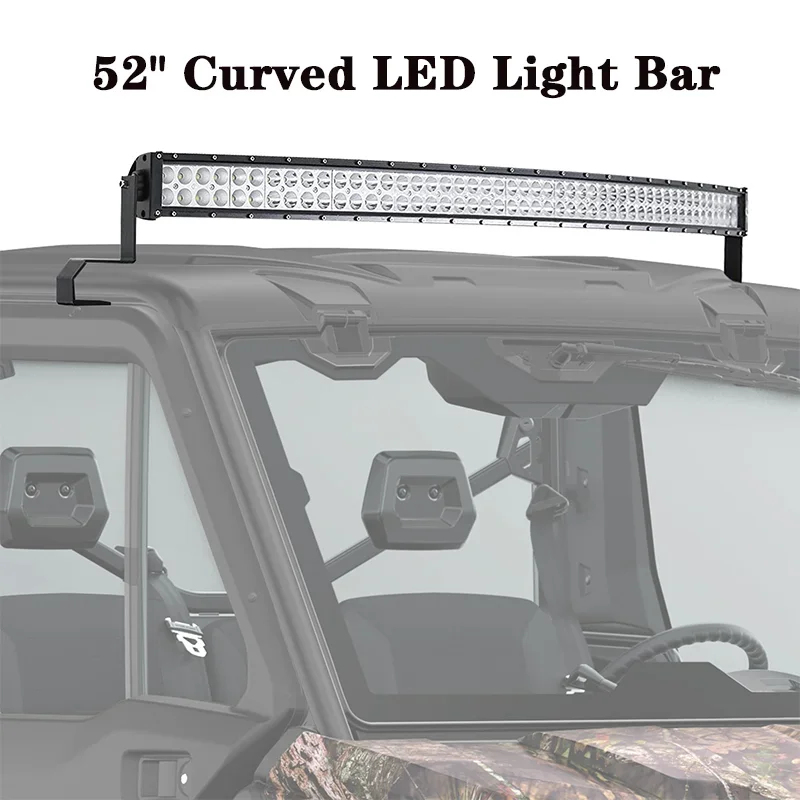 

52” Curved 300W LED Light Bar/ Work Light Combo Beam 12V 24V IP67 For SUV Truck 4X4 UAZ 4WD ATV Off Road Driving Fog Light Lamp