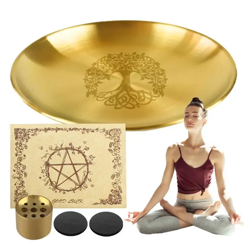 Incense Stand With Ash Catcher Stainless Steel Incense Stick Holder For Meditation Incense Burning Smudging Decoration supplies
Incense Stand With Ash Catcher Stainless Steel Incense Stick Holder For Meditation Incense Burning Smudging Decoration supplies