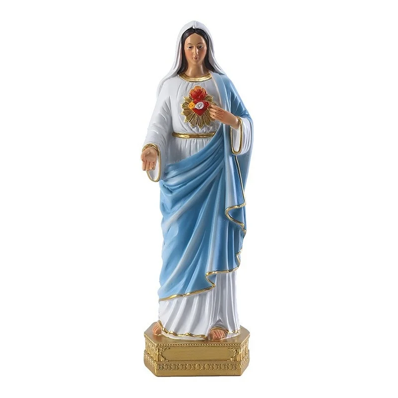 8 Inch Sacred Heart of Mary Statue Figurine with Shining Blue DressOur Lady of Grace Decorative Resin Figurine Catholic Gifts
8 Inch Sacred Heart of Mary Statue Figurine with Shining Blue DressOur Lady of Grace Decorative Resin Figurine Catholic Gifts