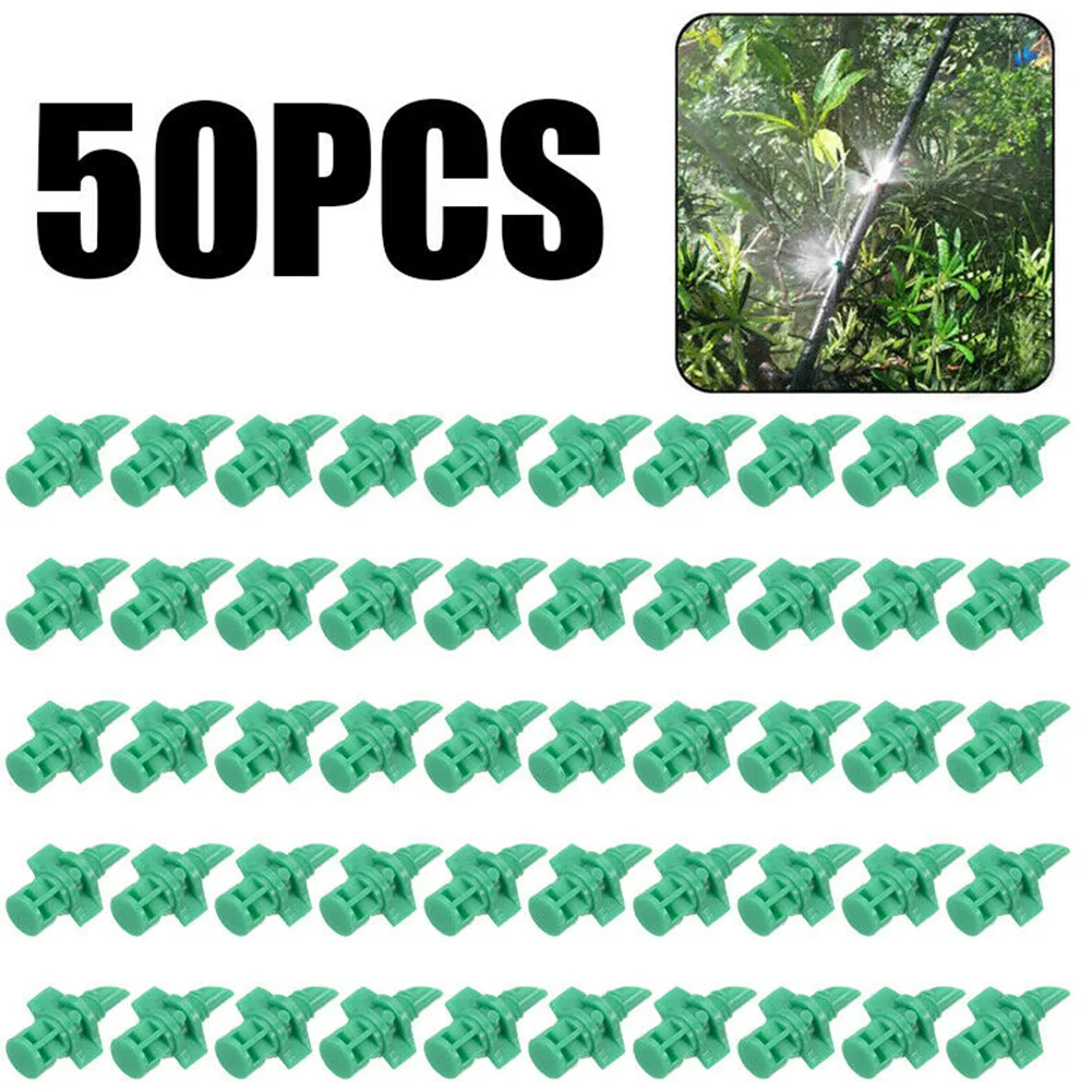 50pcs Plastic Irrigation Spray Nozzle 180 Degree Refractive Atomization Nozzle Micro Irrigation Spray Garden Watering Connector
50pcs Plastic Irrigation Spray Nozzle 180 Degree Refractive Atomization Nozzle Micro Irrigation Spray Garden Watering Connector